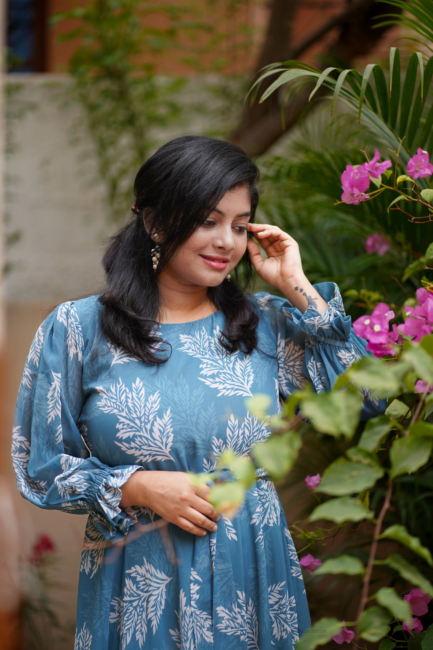 kaylee georgette a-line dress