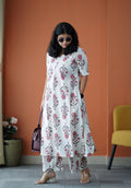 Julie White Cotton Co-ord Set
