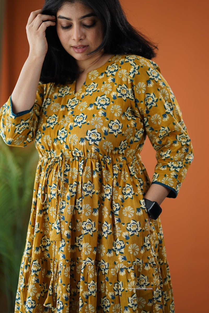 sumlove honey cotton tier dress