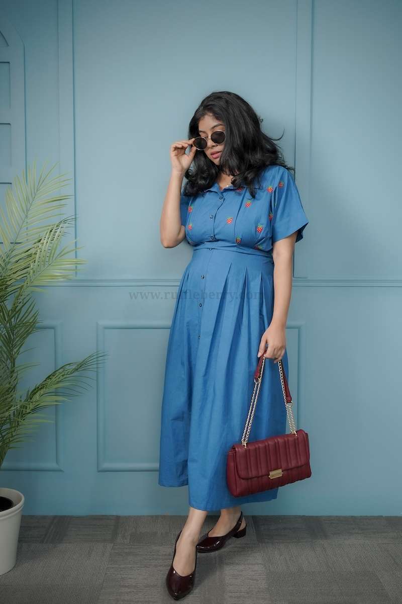 sachin and babi light blue dress White Embroidered Mini Dress - Shift Dress - Sleeveless Dress