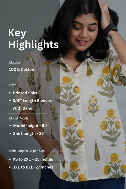 Ivory Cotton Shirt