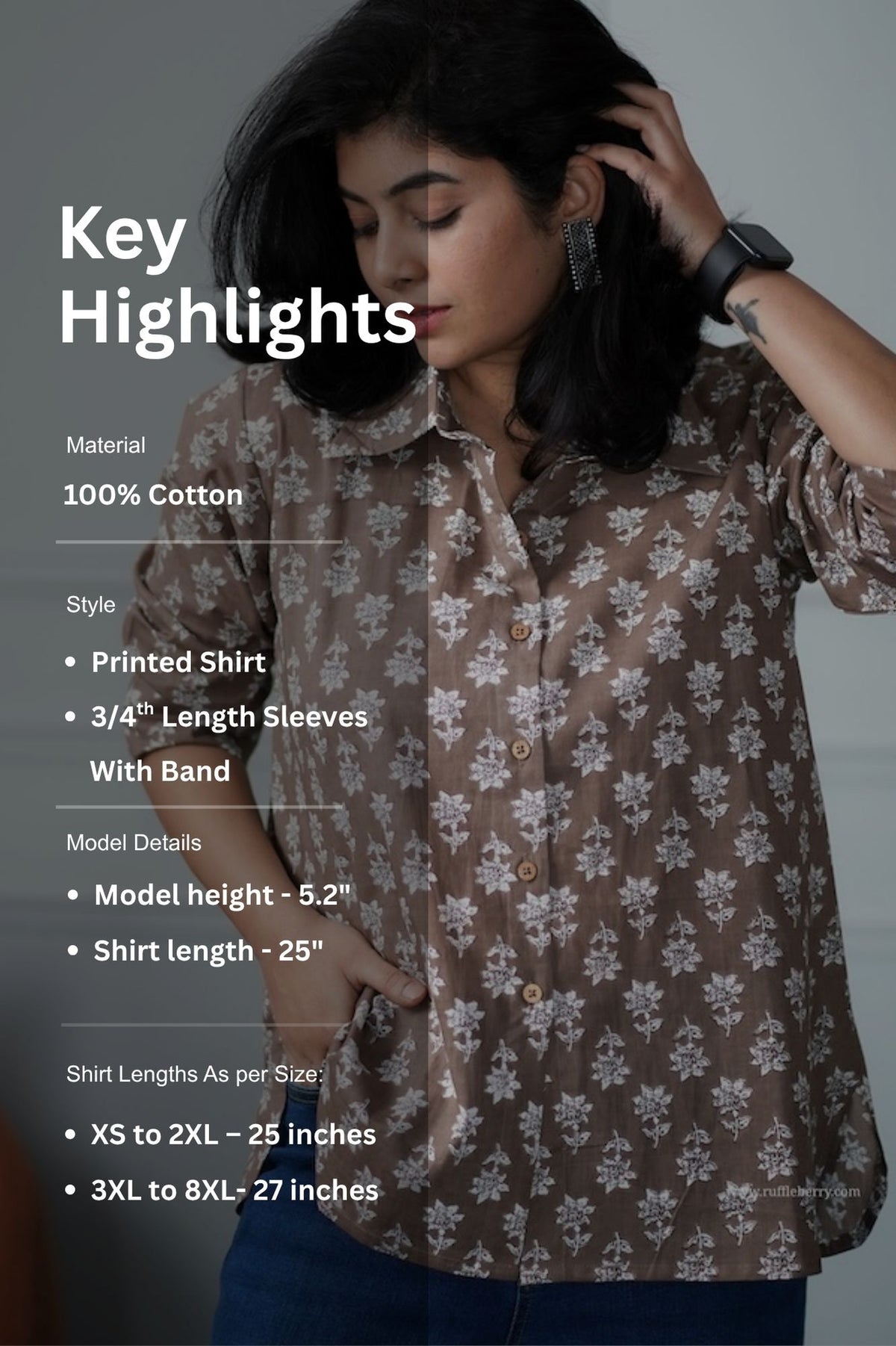 caramel cotton shirt