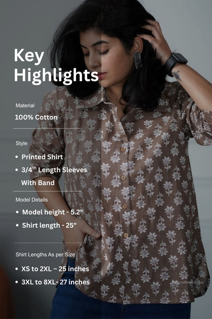 Caramel Cotton Shirt