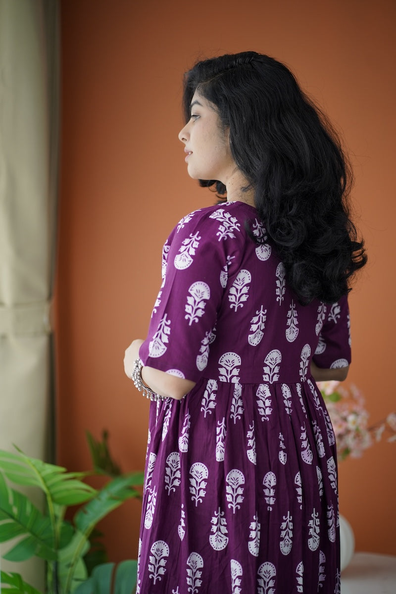 jaan magenta cotton co-ord set