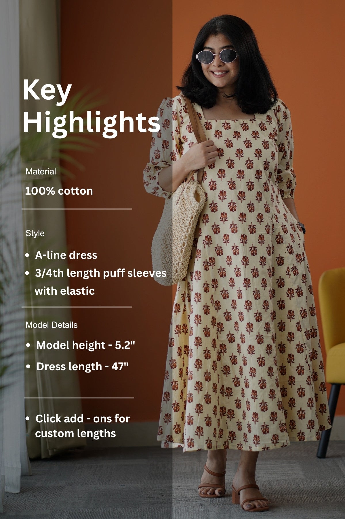 SumLove Cream Cotton Aline Dress Ruffleberry SumLove Cream Cotton Aline Dress Ruffleberry