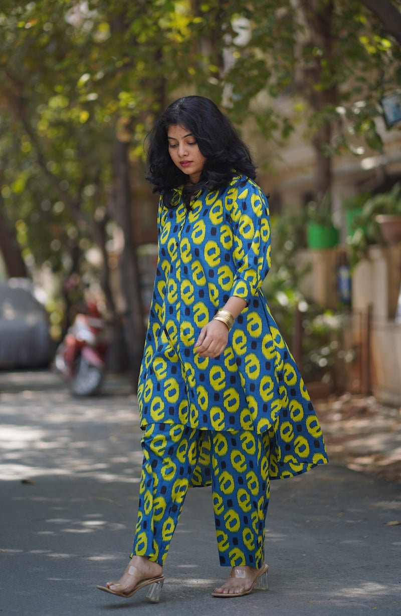 roohi e-print cotton co-ord set