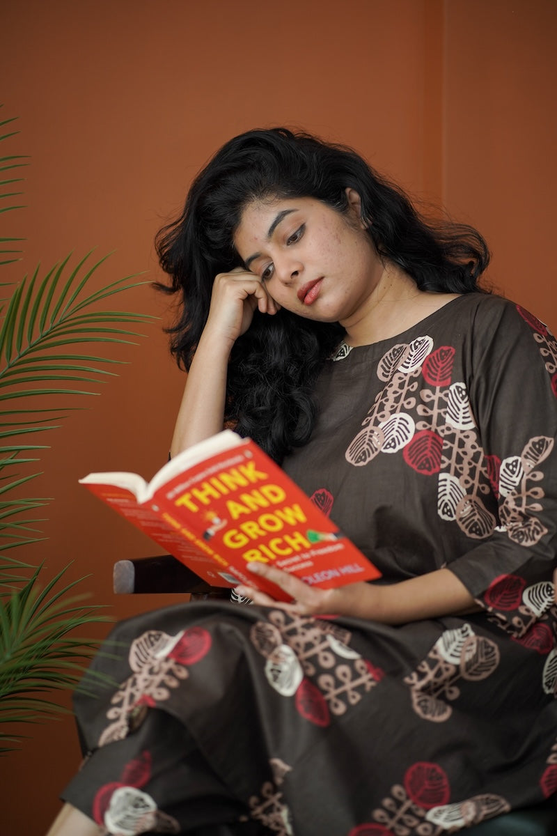 Jaan DarkBrown Aline Cotton Co-ord Set