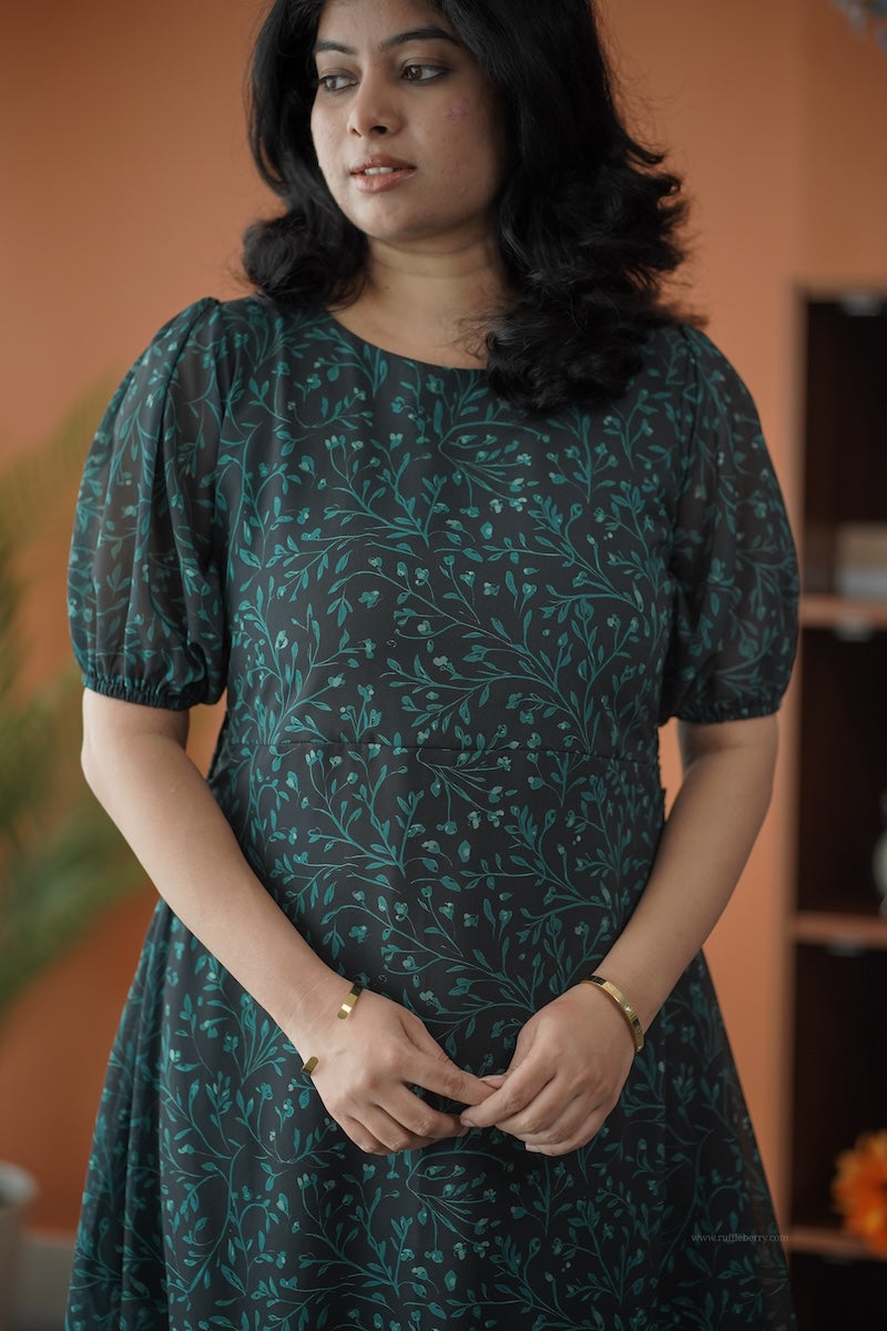 her grace - silence  georgette dress