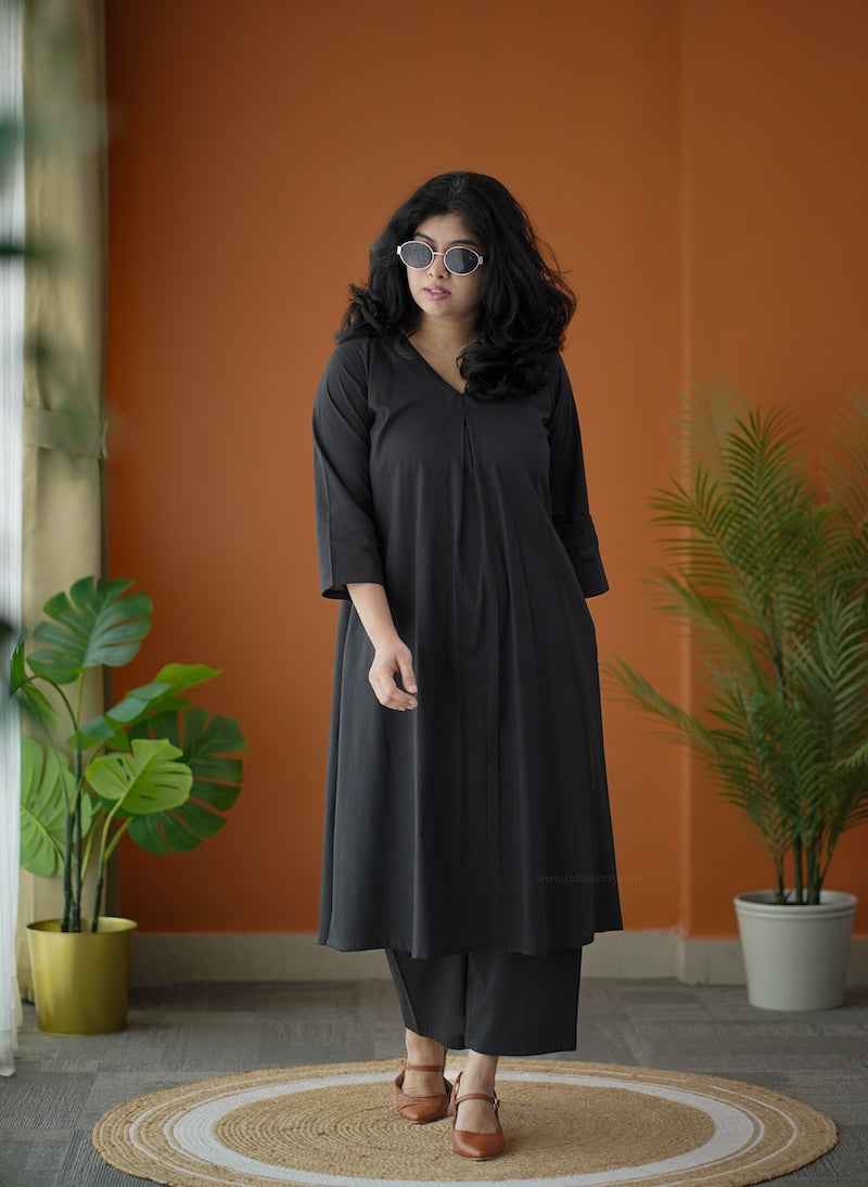 piku black co-ord set