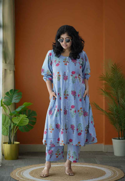 Piku stripes & motifs co-ord set