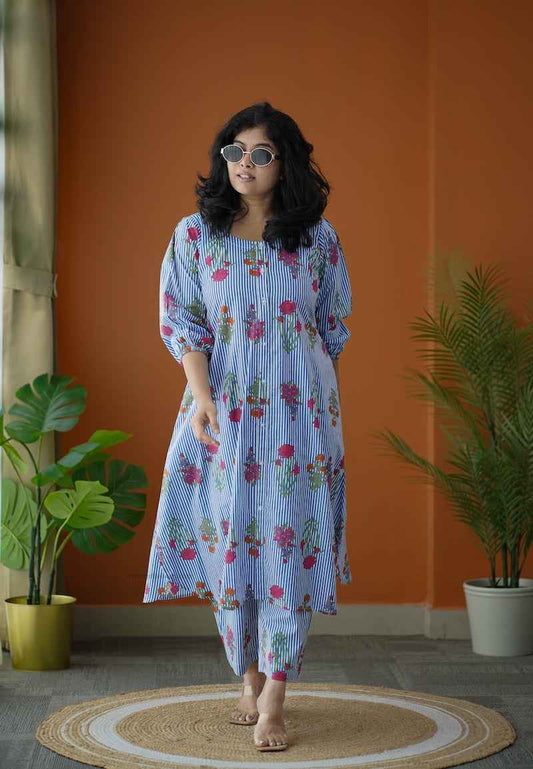 Piku stripes & motifs co-ord set