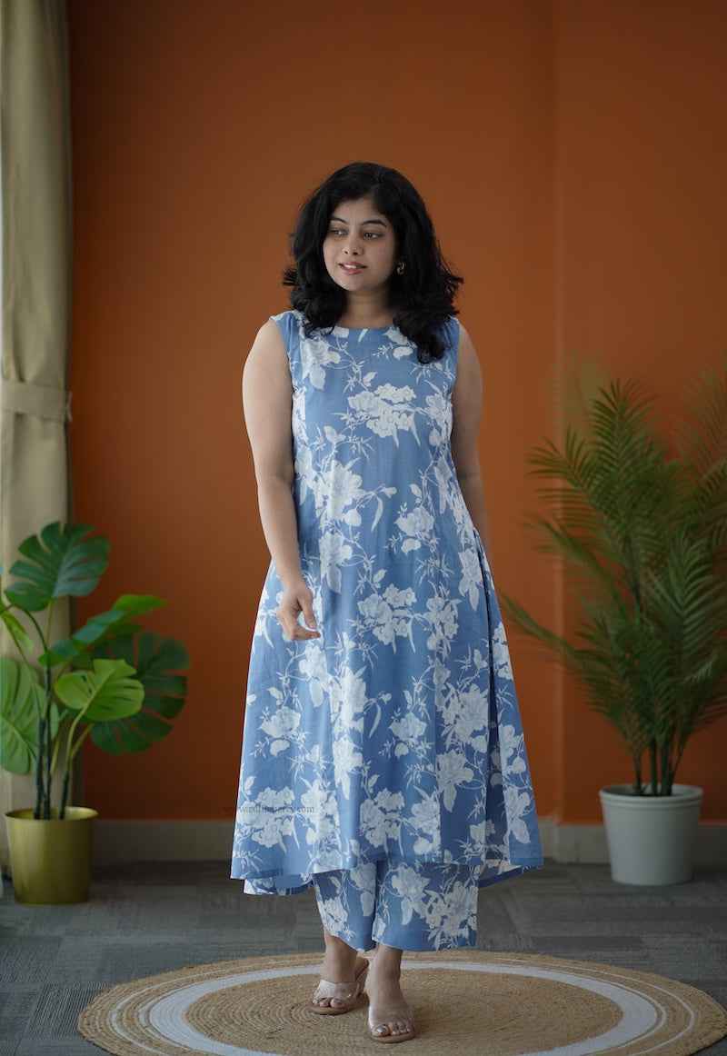 piku iceblue co-ord set