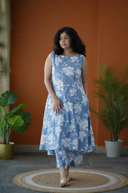 Piku iceblue co-ord set