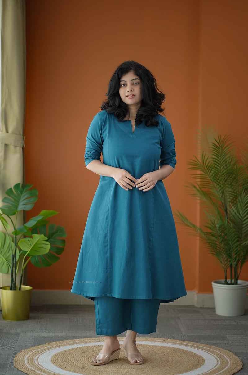 piku dark teal coord set