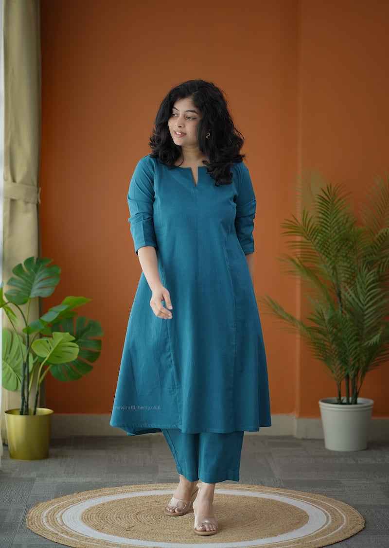 piku dark teal coord set