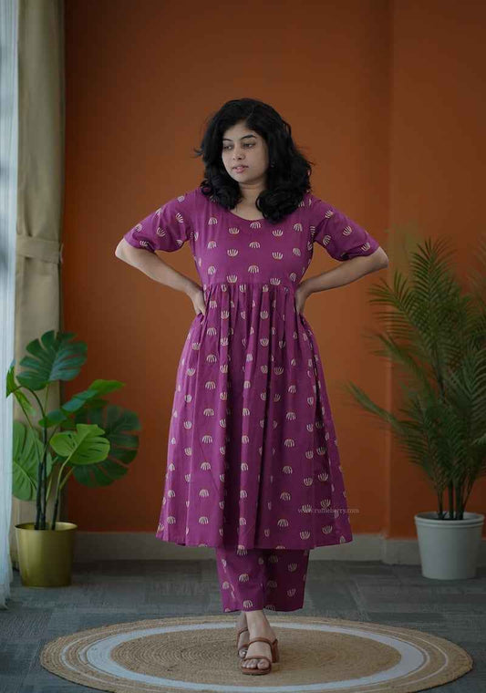 Piku Dark onion Co-ord set