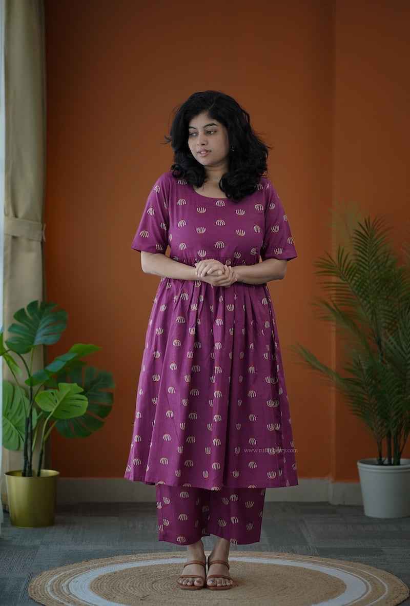 Piku Dark onion Co-ord set