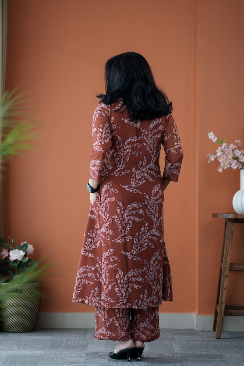 taara brown georgette co-ord set