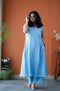Taara Ice Blue Georgette Co-Ord Set