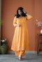 Taara Yellow Georgette Co-ord Set