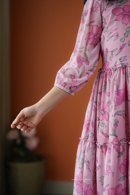 Rimjim Rose Georgette Tier Dress