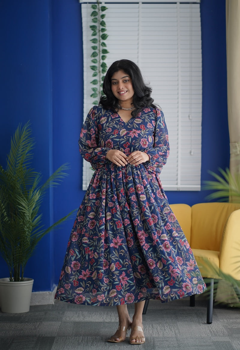 her grace - elegant georgette dress