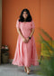 Rimjim Coral Georgette Fit & Flare Dress