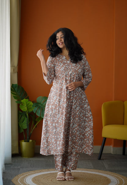 Ammayi Blush A-line co-ord set