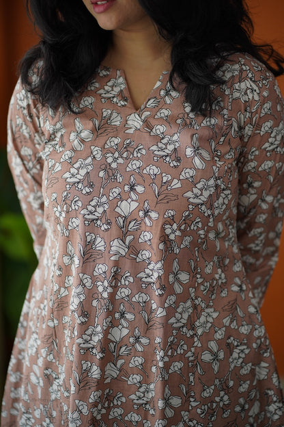 Ammayi Blush A-line co-ord set