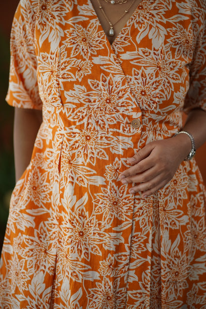 MELODY Cotton Wrap Dress