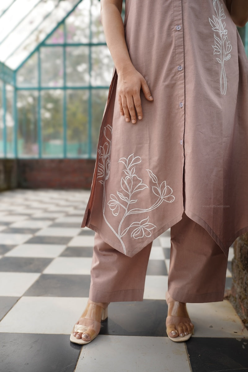 jane embroidered co-ord set