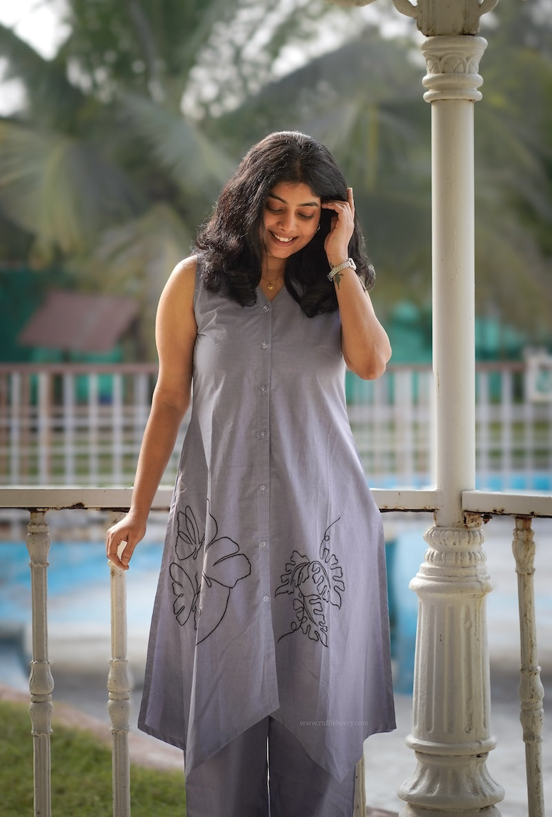 holly embroidered co-ord set