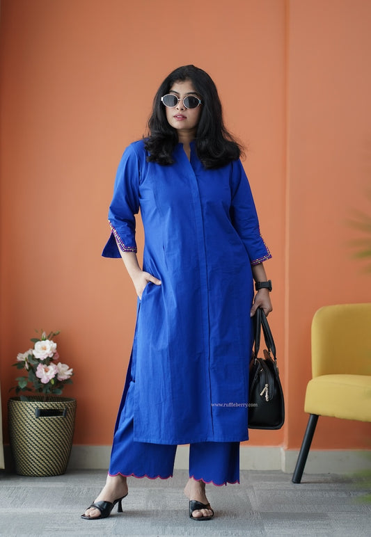 Main Character Embroidered Co-ord set