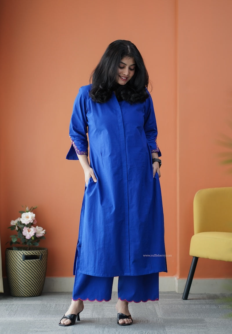 main character embroidered co-ord set