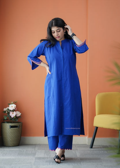Main Character Embroidered Co-ord set