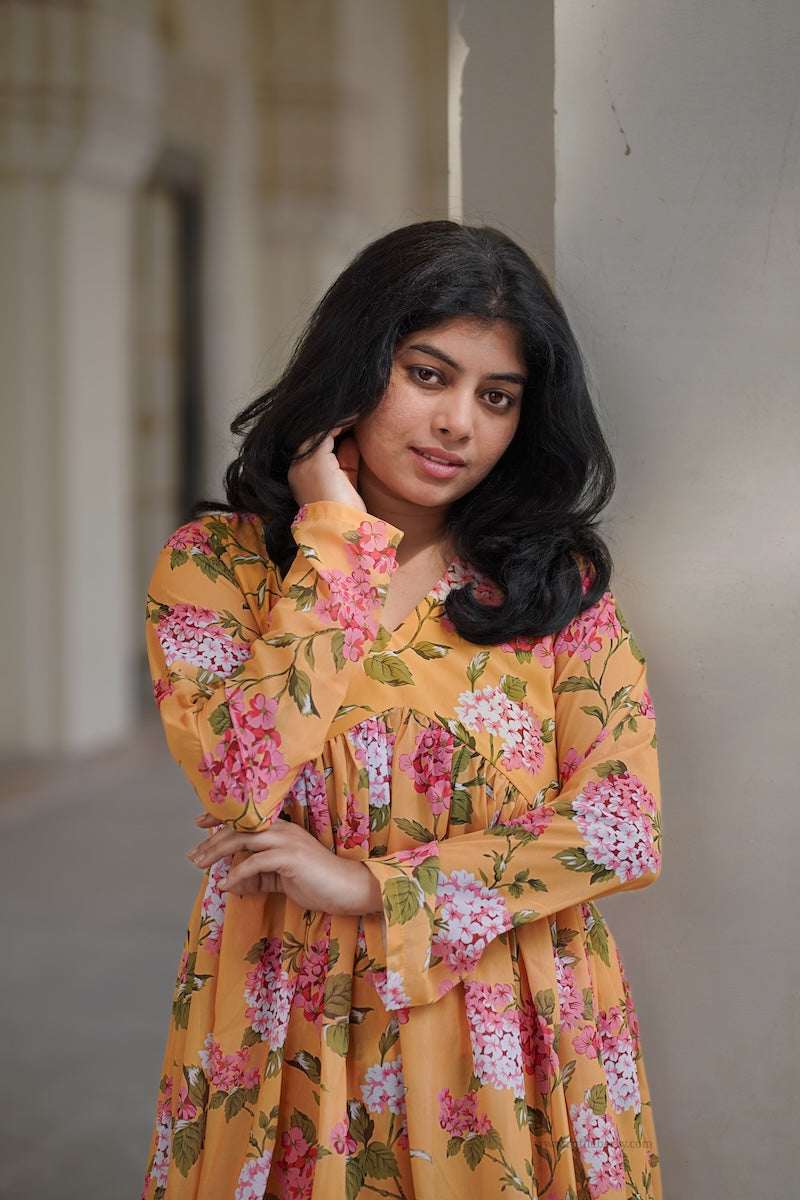 champa georgette co-ord set