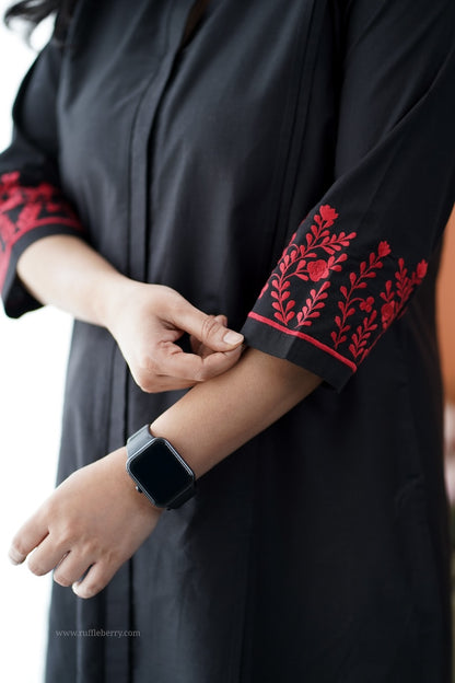 Unbothered Embroidered Co-ord set