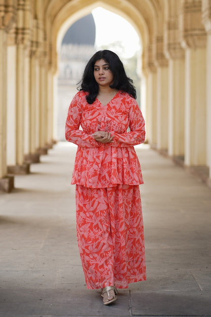 Mandara Georgette Co-ord Set