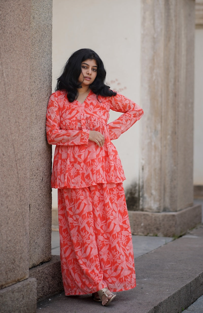 mandara georgette co-ord set