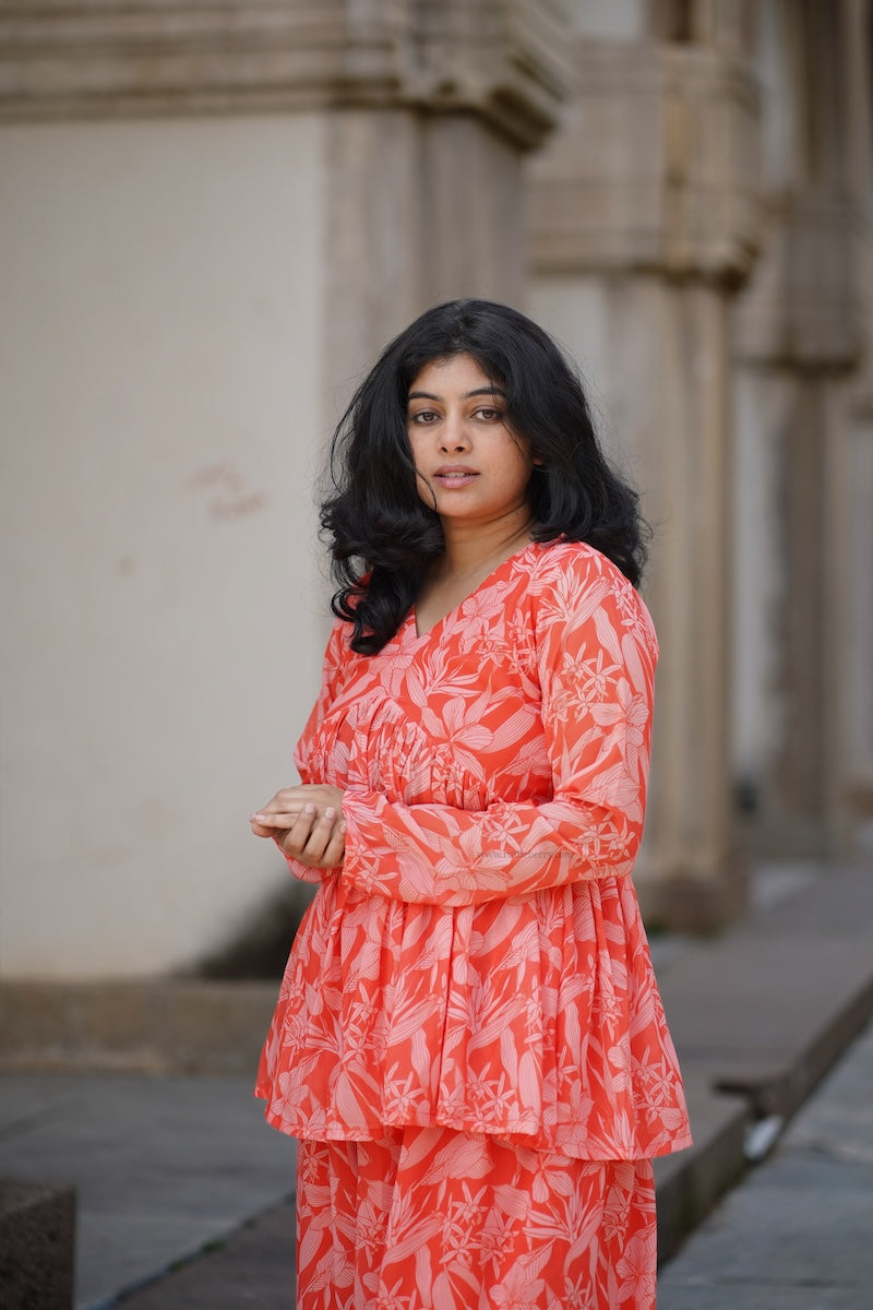 mandara georgette co-ord set