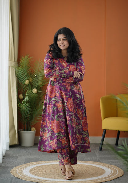 Sapna Dark Pink Cotton Co-ord Set