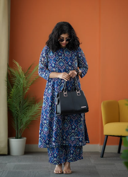 Raaga Blue Georgette Co-ord Set