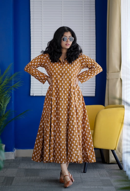 Maple Cotton Shirt Dress