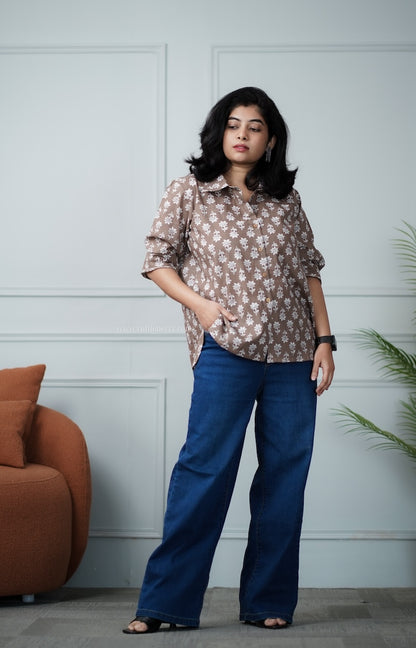Caramel Cotton Shirt