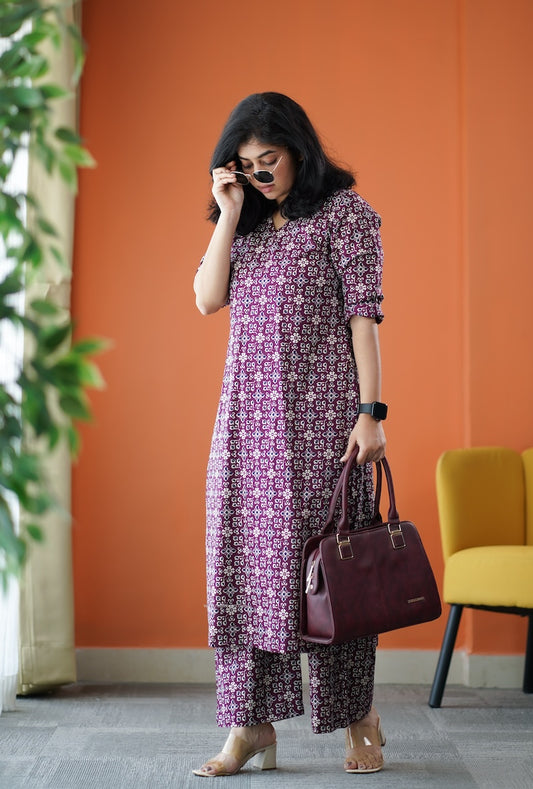June Wine Cotton Co-ord Set