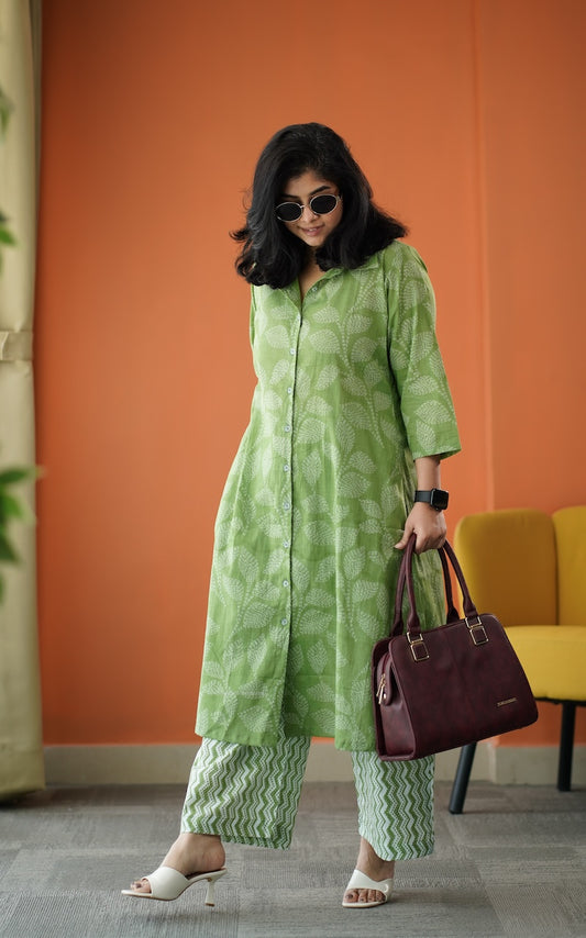 June Pista Cotton Co-ord Set