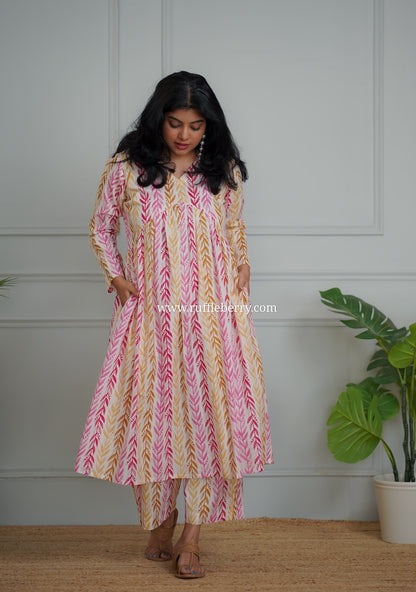 Kanmani White Cotton Co-ord Set