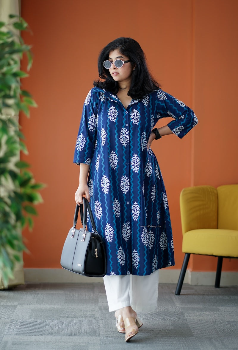 june indigo cotton co-ord set