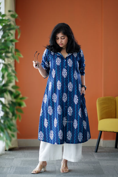 June Indigo Cotton Co-ord Set