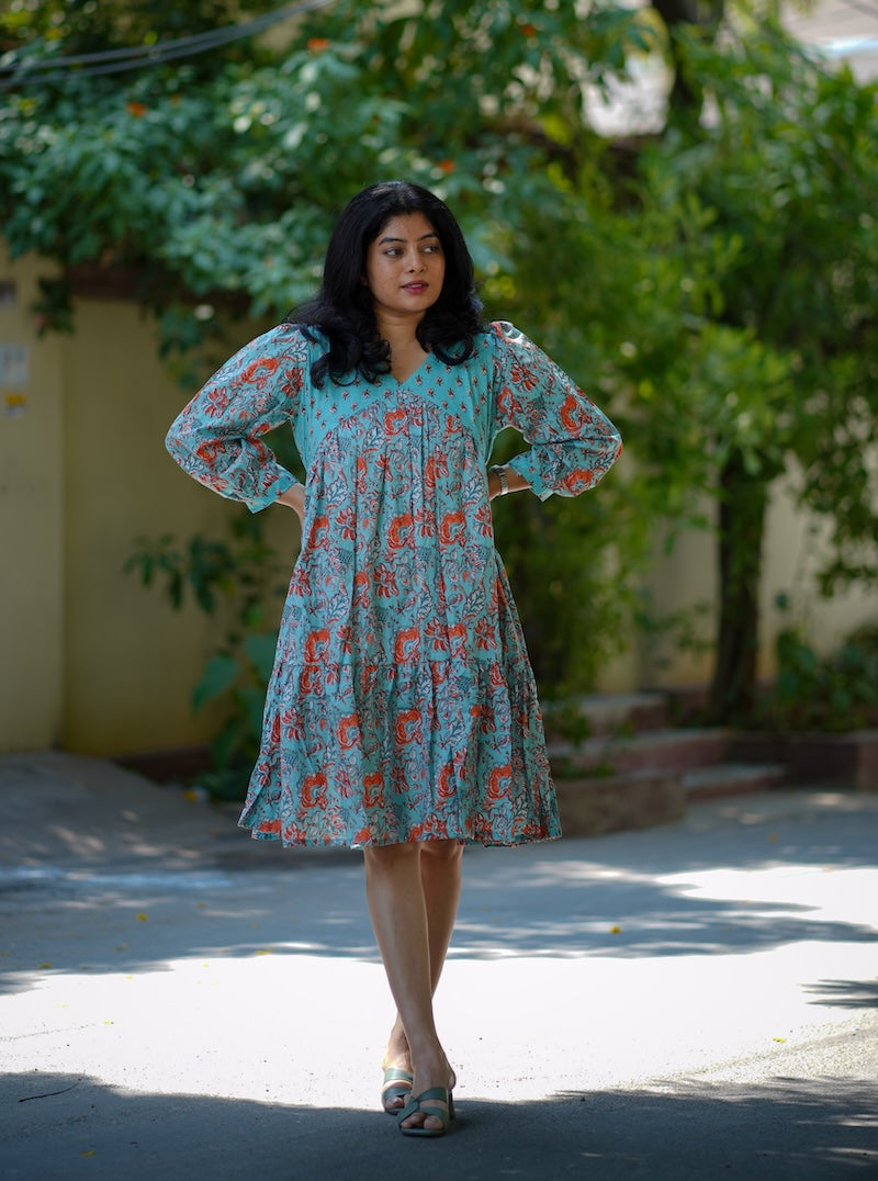 emily bohemian cotton dress